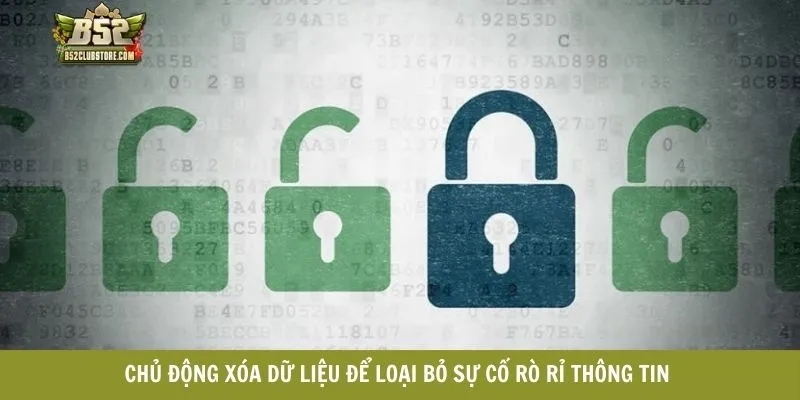 Chủ động xóa dữ liệu để loại bỏ sự cố rò rỉ thông tin