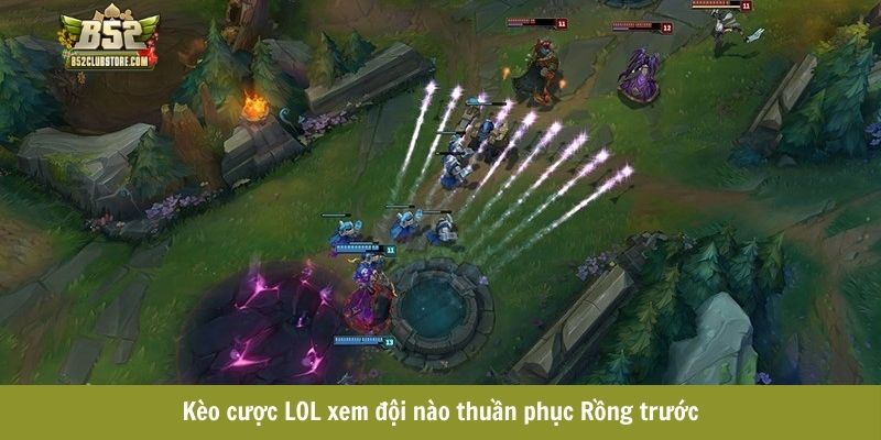 Kèo cược LOL xem đội nào thuần phục Rồng trước